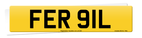 Registration number FER 91L